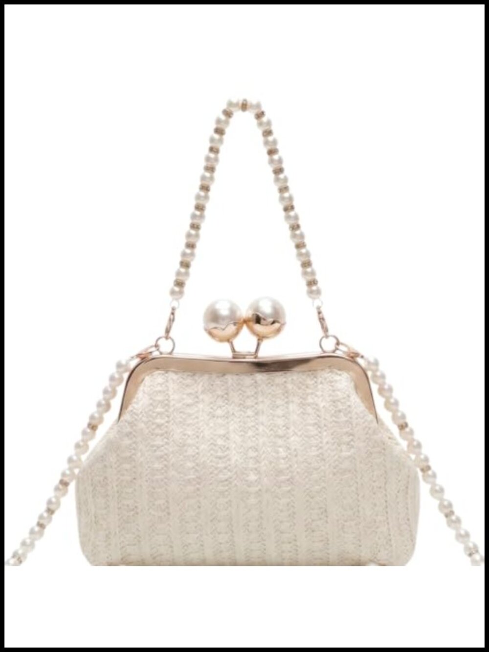 Evening Clutch Bag Women Studded Kiss Lock 3D Gem Formal Purse